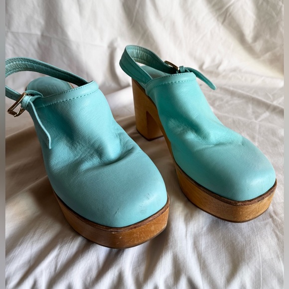 CHARLOTTE STONE
Bonnie Leather Slingback Strap Platform Clog size 10 - Picture 5 of 15